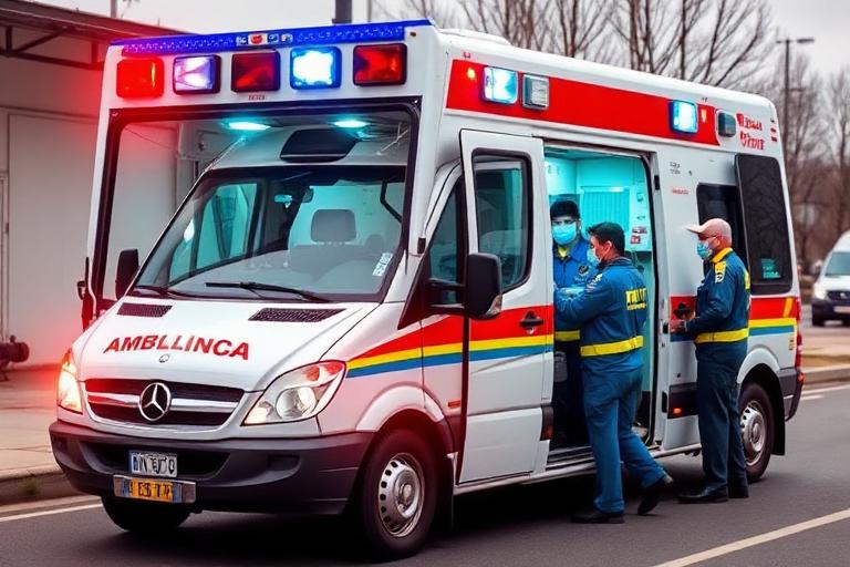 Ambulance and paramedics providing health care services